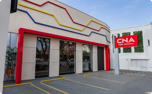 Fachada da escola modelo do CNA na vila mariano, em São Paulo - SP