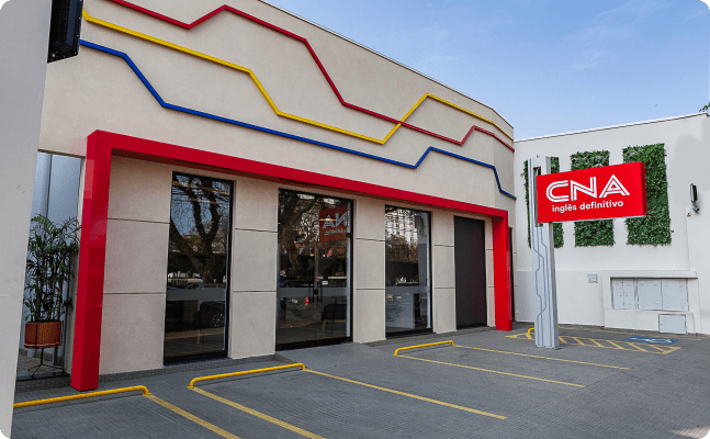 Fachada da escola modelo do CNA na vila mariano, em São Paulo - SP
