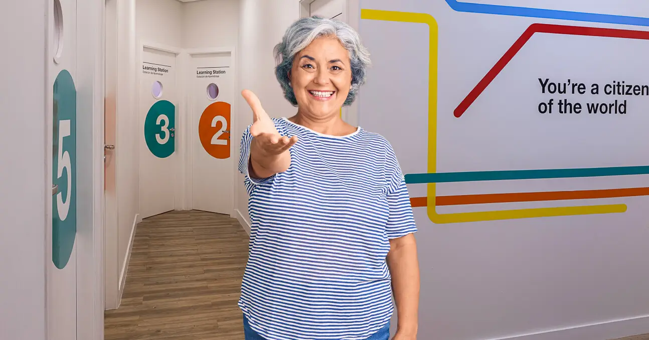 Fachada da escola modelo do CNA na vila mariano, em São Paulo - SP