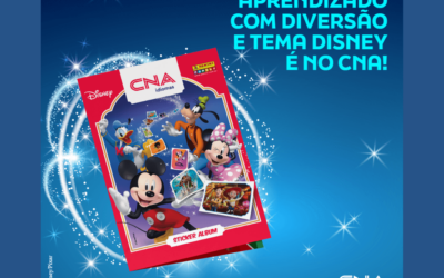 CNA Idiomas lança álbum de figurinhas em parceria com a Disney para celebrar o Dia das Crianças