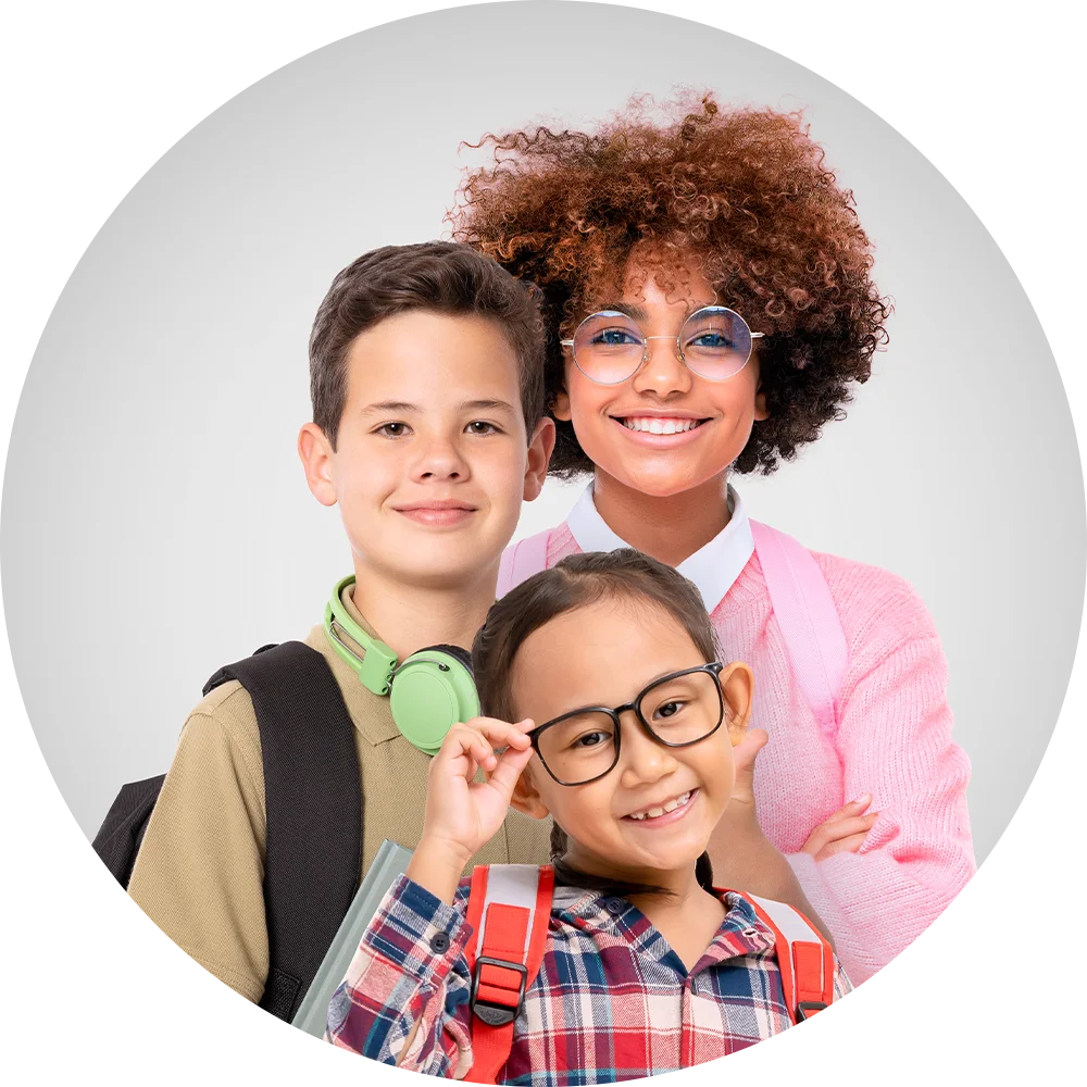 Criança em curso infantil bilíngue